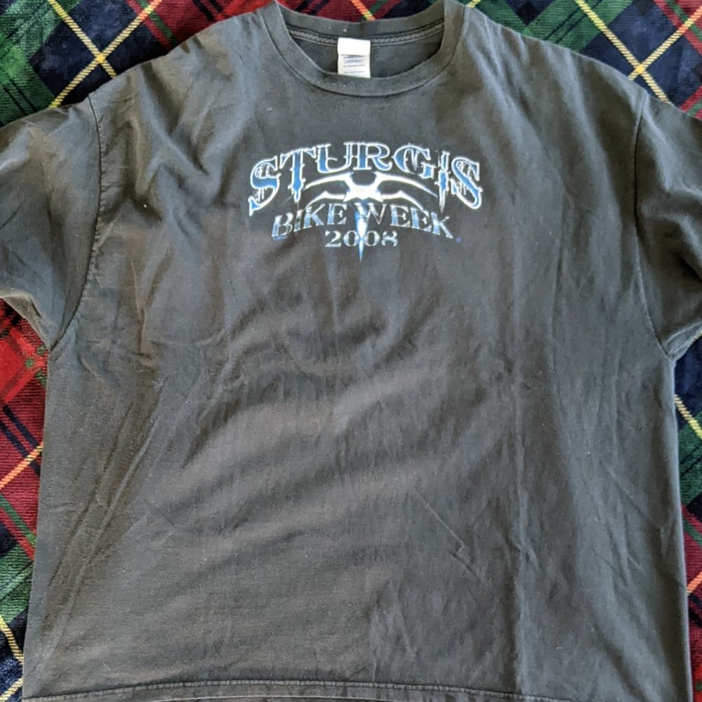 baggy vintage 2008 Sturgis Bike Week Tee - 3XL